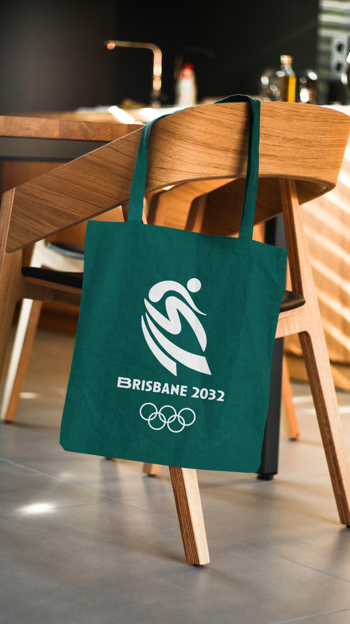 Canvas Bag on Chair Mockup
